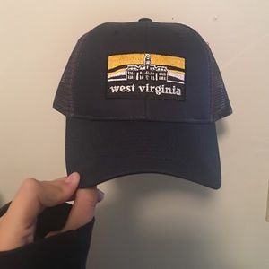 snap back WVU hat