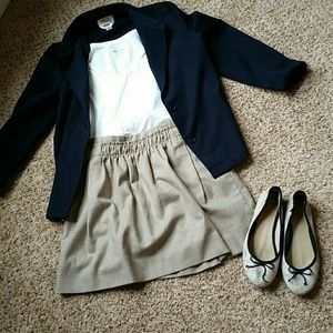 J Crew Khaki Colored Skirt