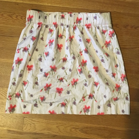 J. Crew floral skirt