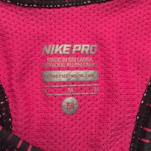 ❗️SALE❗️💥🆕 Pink & Black Nike Pro Dri-Fit Sports - Picture 4 of 4