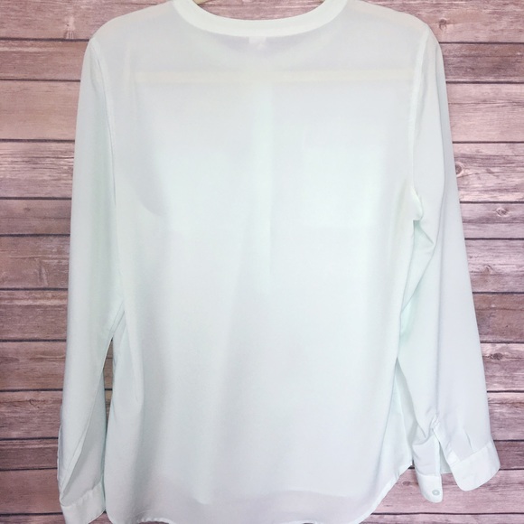 Sheer Mint Blouse - Picture 2 of 3