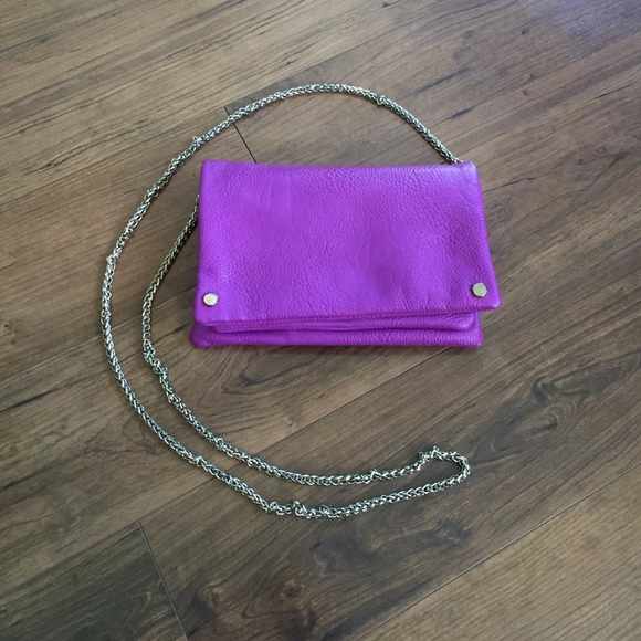 Fuschia Convertible Cross Body / Clutch