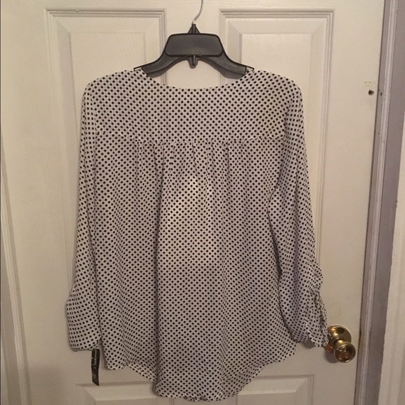 New Direction polka dot blouse - Picture 2 of 2