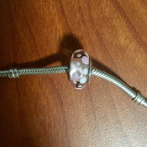 Glass Pandora charm