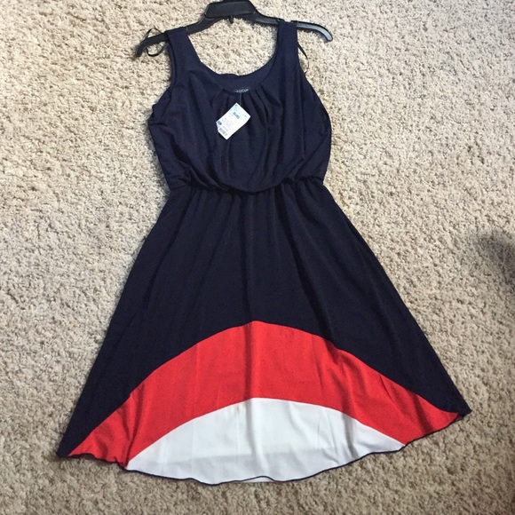 NEW WITH TAGS! Navy dress! NEVER WORN!