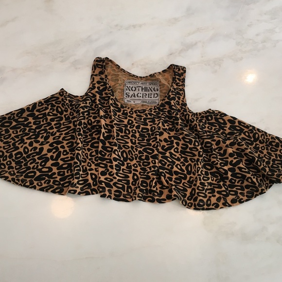 Nothing Sacred leopard Tank Top