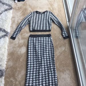 Sweater 2 piece dress set