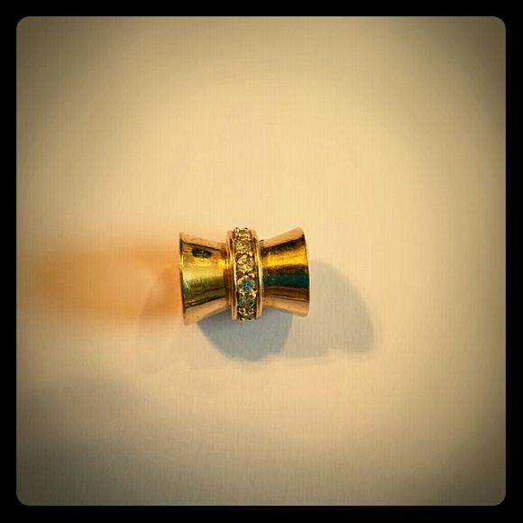 14kt Gold filled white sapphire pendant - Picture 1 of 3
