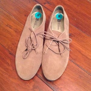 Suede loafers