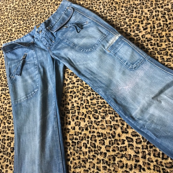 VINTAGE DENIM CARGO PANTS BY SEVEN FOR ALL MANKIND - Picture 4 of 4