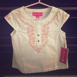 Lilly Pulitzer for Target Girls Embroidered shirt