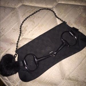Black Gucci hand bag