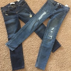 GIRLS ABERCROMBIE JEANS!!