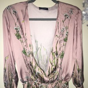 Zara silk leotard. Never worn!