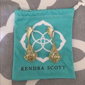 Kendra Scott Lana Statement Earrings in Gold
