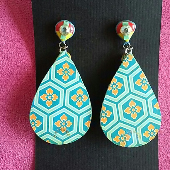 Beautiful boho-chic handmade earrings - Picture 4 of 4