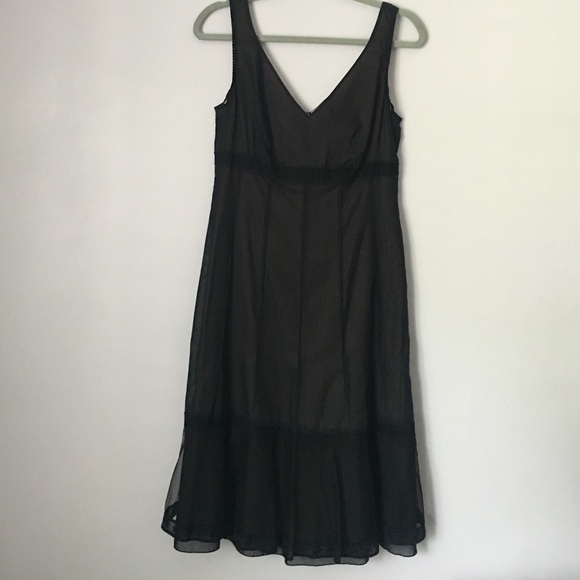 AKRIS Black Midi Day Dress