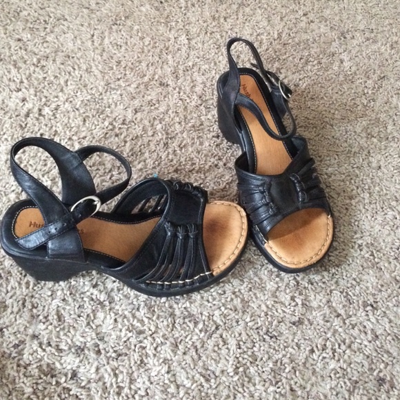 Chunky genuine leather hush puppies