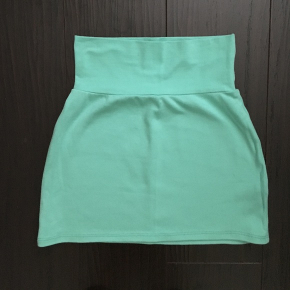 American Apparel Interlock Mini Skirt
