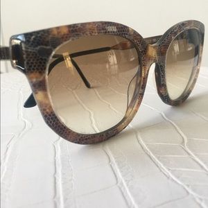 Thierry Lasry Lively tortoise with lace inlay.