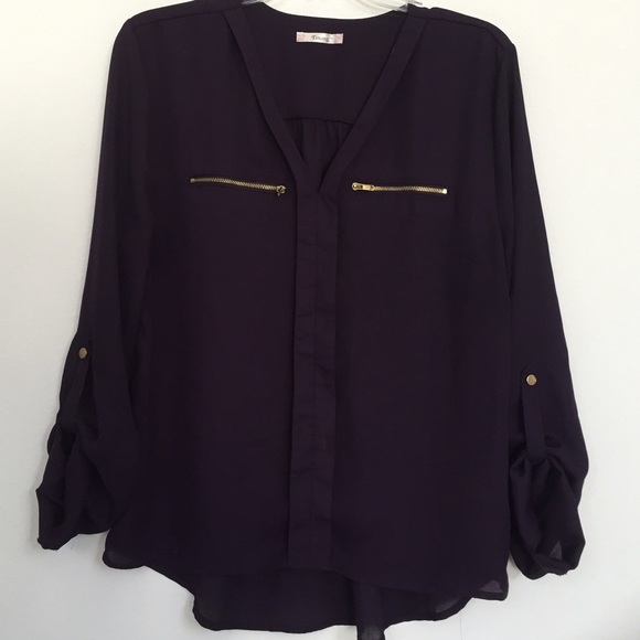 🎉Purple blouse