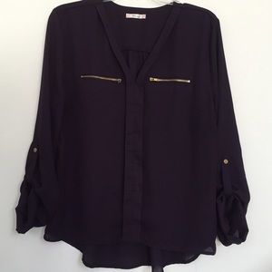 🎉Purple blouse