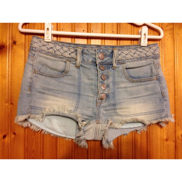 Hi-Rise American Eagle Denim Shorts