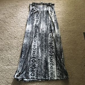 Gray maxi skirt!