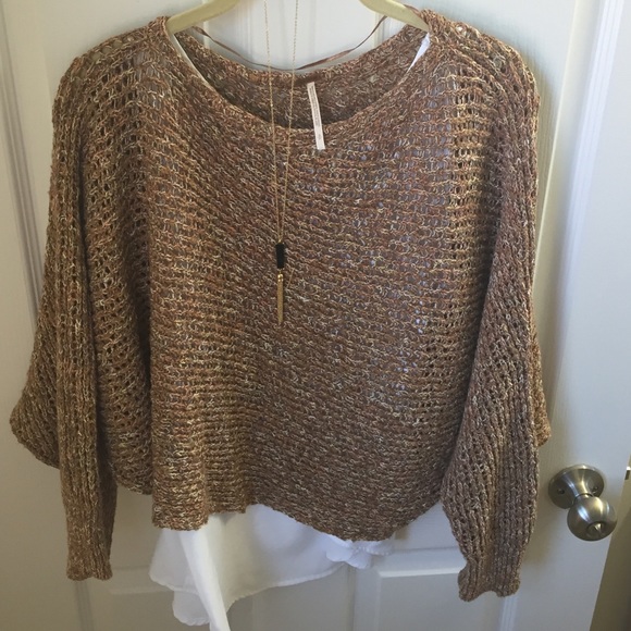 Free People Cropped Sweater