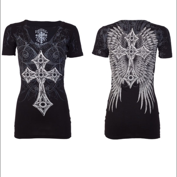 Rebel Saints Medium fitted tshirt. NWT.