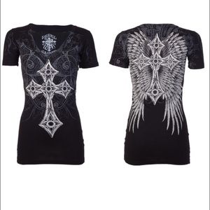 Rebel Saints Medium fitted tshirt. NWT.