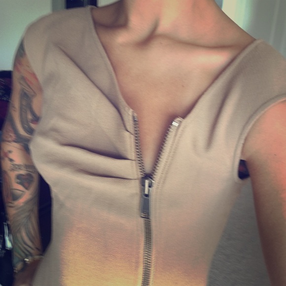 Tan Rachel Zoe dress
