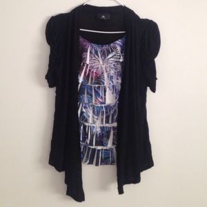 iz Byer Ruffled Blouse