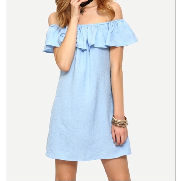 Ruffle off the Shoulder Dress