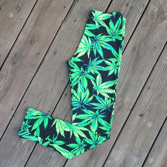 Pants - Marijuana Weed Leggings