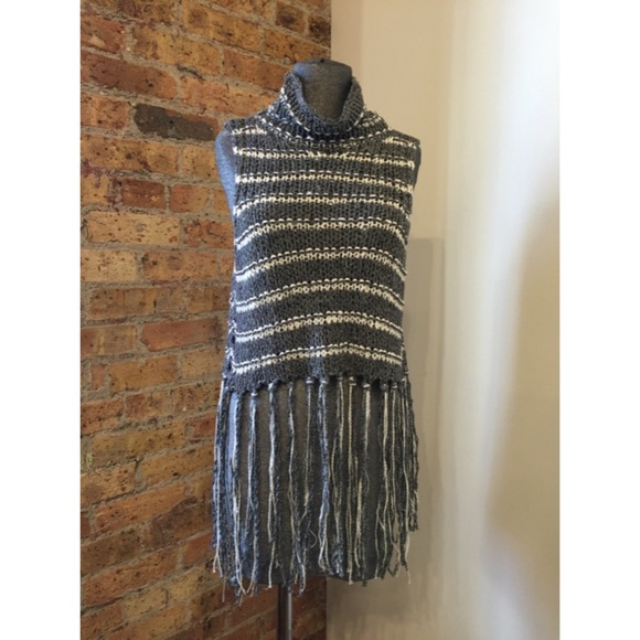 Free People 'Folksong' fringe sleeveless sweater