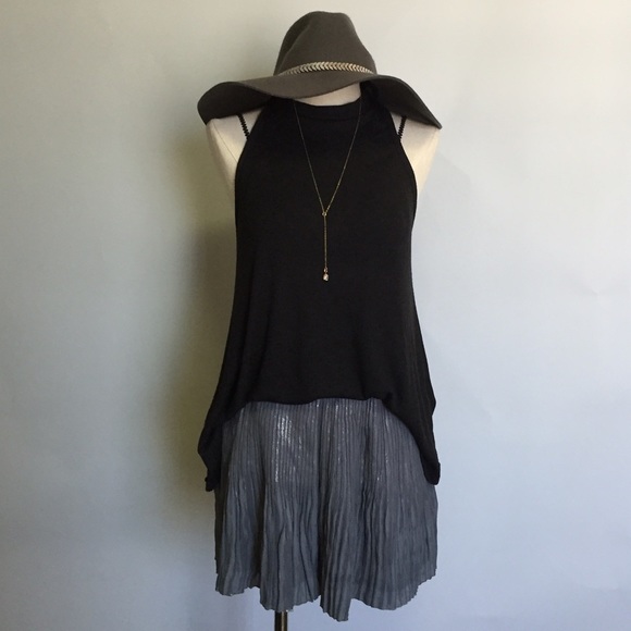 Free People pleats with shimmer shorts