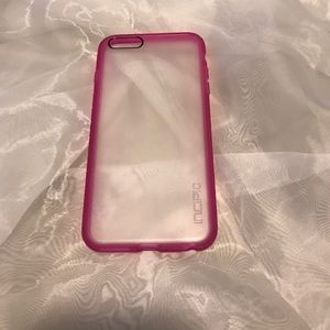 Pink/Frosted Incipio IPhone6 Plus case