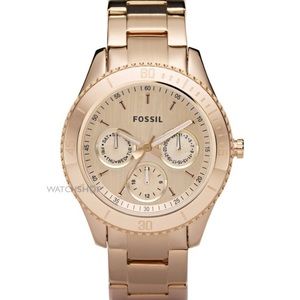 Rose Gold Fossil Watch