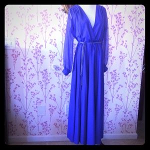 Vintage long Violet Dress