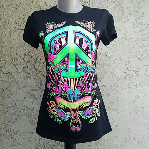 Tops - Spencer's PEACE Butterfly T.  Shirt