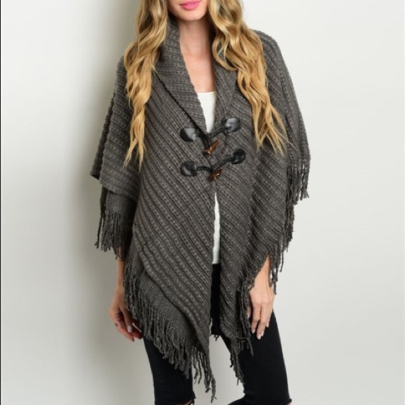 💥Last one 💥Grey Poncho