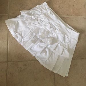 Lululemon white skirt