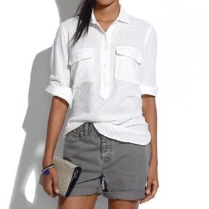 Madewell Clipdot Popover Shirt