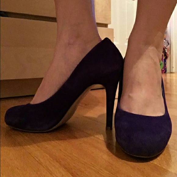 Purple Steve Madden pumps