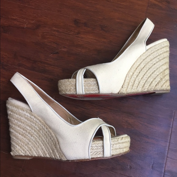 Vintage Christian Louboutin wedges!