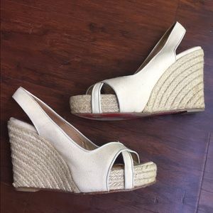 Vintage Christian Louboutin wedges!