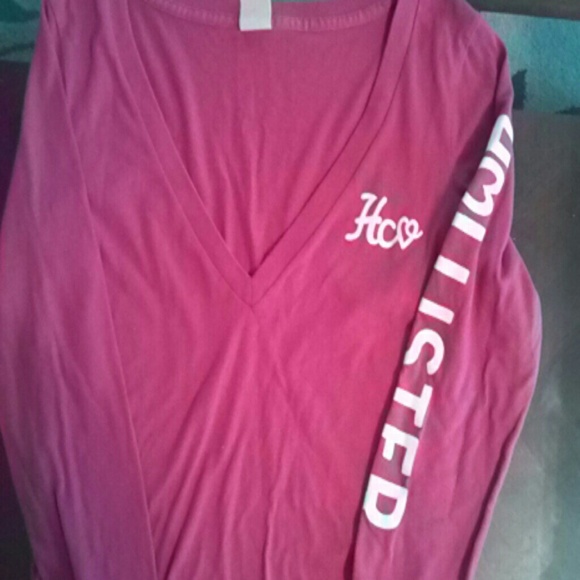 Long sleeve Hollister shirt size Medium