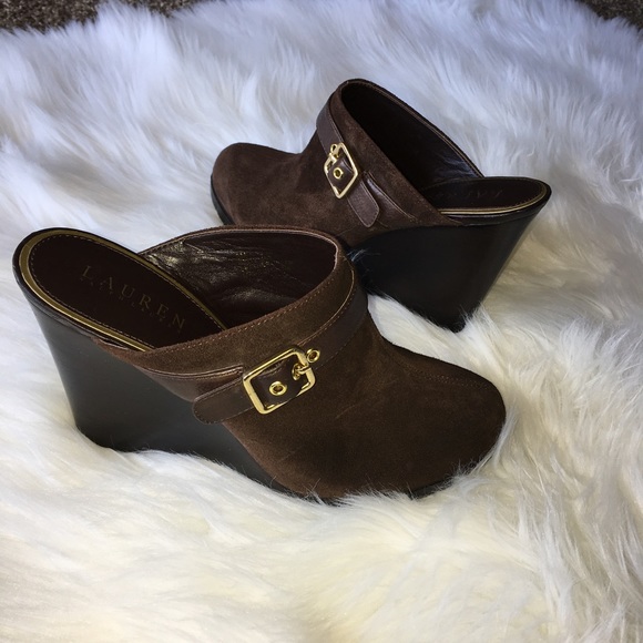 Ralph Lauren Shoes - 🎈Ralph Lauren Brown Suede Yassinia