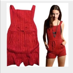 Red unif overalls BNWT